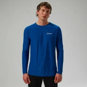 Men's 247 Crew Long Sleeve Tech Tee - Blue^Berghaus Store