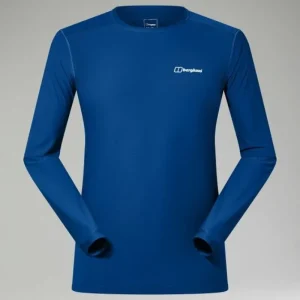 Men's 247 Crew Long Sleeve Tech Tee - Blue^Berghaus Store
