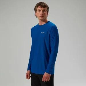 Men's 247 Crew Long Sleeve Tech Tee - Blue^Berghaus Store