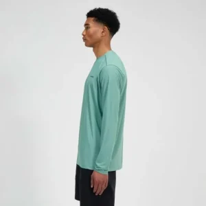 Men's 24/7 Crew Long Sleeve Tech Tee - Green^Berghaus Discount