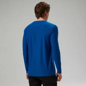 Men's 247 Crew Long Sleeve Tech Tee - Blue^Berghaus Store