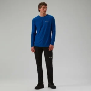 Men's 247 Crew Long Sleeve Tech Tee - Blue^Berghaus Store