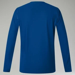 Men's 247 Crew Long Sleeve Tech Tee - Blue^Berghaus Store