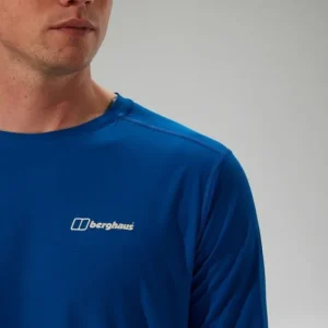 Men's 247 Crew Long Sleeve Tech Tee - Blue^Berghaus Store