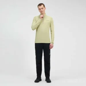 Men's 24/7 Half Zip Long Sleeve Tech Tee - Natural^Berghaus Flash Sale