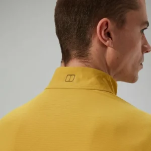 Men's 24/7 Half Zip Long Sleeve Tech Tee - Yellow^Berghaus Outlet