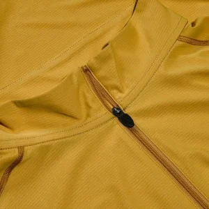 Men's 24/7 Half Zip Long Sleeve Tech Tee - Yellow^Berghaus Outlet