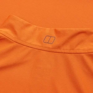 Men's 24/7 Half Zip Long Sleeve Tech Tee - Orange^Berghaus Shop