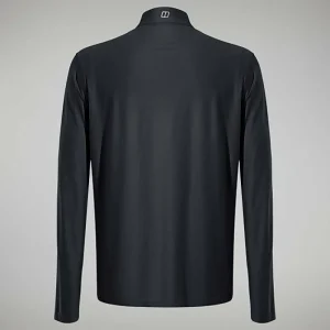 Men's 24/7 Tech Tee Long Sleeve Half Zip - Black^Berghaus Hot