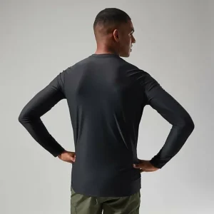 Men's 24/7 Tech Tee Long Sleeve Crew - Black^Berghaus New