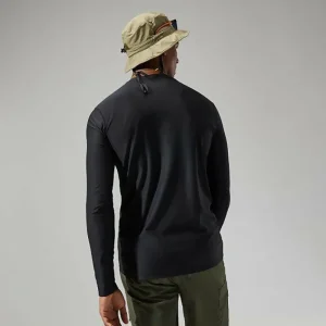 Men's 24/7 Tech Tee Long Sleeve Crew - Black^Berghaus New