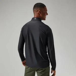 Men's 24/7 Tech Tee Long Sleeve Half Zip - Black^Berghaus Hot