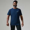 Men's 24/7 Tech Tee Super Stretch Crew - Dark Blue^Berghaus Best
