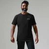 Men's 24/7 Tech Tee Super Stretch Crew - Black^Berghaus Flash Sale