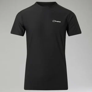 Men's 24/7 Tech Tee Super Stretch Crew - Black^Berghaus Flash Sale