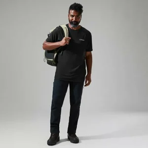 Men's 24/7 Tech Tee Super Stretch Crew - Black^Berghaus Flash Sale