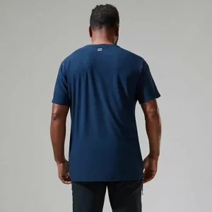 Men's 24/7 Tech Tee Super Stretch Crew - Dark Blue^Berghaus Best