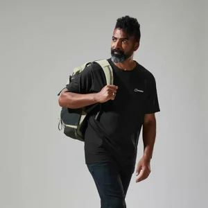 Men's 24/7 Tech Tee Super Stretch Crew - Black^Berghaus Flash Sale