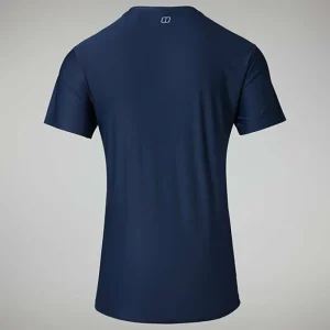 Men's 24/7 Tech Tee Super Stretch Crew - Dark Blue^Berghaus Best