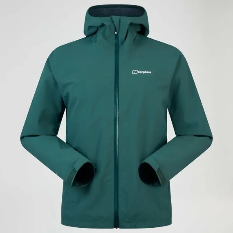 mens_arnaby_hooded_waterp_1.webp Men's Arnaby Hooded Waterproof Jacket - Green^Berghaus Online
