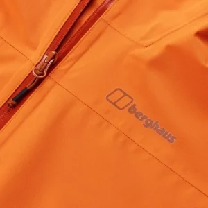 Men's Arnaby Hooded Waterproof Jacket - Orange^Berghaus Outlet