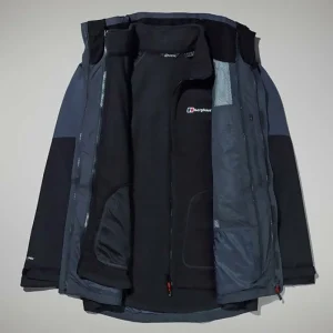 Men's Arran Gemini 3in1 Jacket - Dark Grey/Black^Berghaus Fashion
