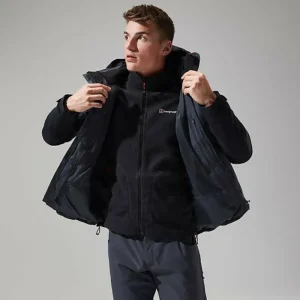 Men's Arran Gemini 3in1 Jacket - Dark Grey/Black^Berghaus Fashion