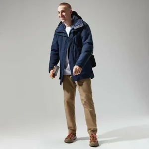 Men's Breccan Insulated Waterproof Parka - Blue^Berghaus Fashion