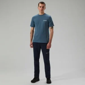 Men's Cheviot Box Logo Short Sleeve T-Shirt - Blue^Berghaus Hot