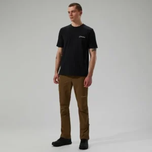 Men's Cheviot Box Logo Short Sleeve T-Shirt - Black^Berghaus Sale