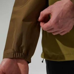 Men's Deluge Pro 3.0 Waterproof Jacket - Green/Brown^Berghaus Sale