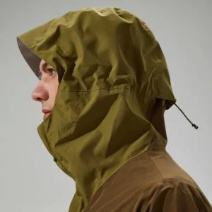 Men's Deluge Pro 3.0 Waterproof Jacket - Green/Brown^Berghaus Sale