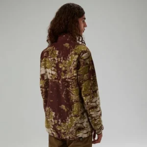 Men's Felltop Snap Fleece Pullover - Grey/Brown^Berghaus Best