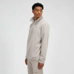 Men's Felltop Snap Fleece Pullover - Grey^Berghaus Clearance