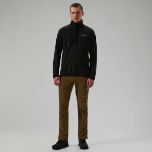 Men's Felltop Snap Fleece Pullover - Black^Berghaus Discount