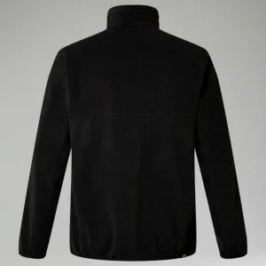 Men's Felltop Snap Fleece Pullover - Black^Berghaus Discount