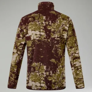 Men's Felltop Snap Fleece Pullover - Grey/Brown^Berghaus Best