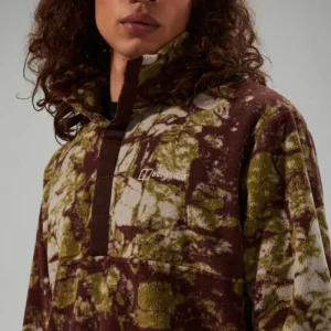 Men's Felltop Snap Fleece Pullover - Grey/Brown^Berghaus Best