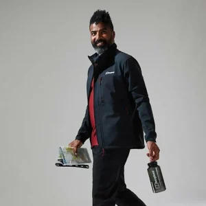 Men's Ghlas 2.0 Softshell Jacket - Black^Berghaus Sale
