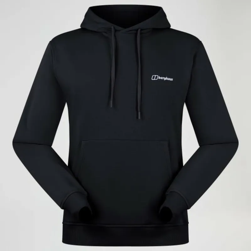 mens_grappled_hoody__blac_1.webp Men's Grappled Hoody - Black^Berghaus Clearance