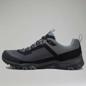 Men's Ground Attack Active Gore-Tex Shoe - Black/Dark Grey^Berghaus Outlet
