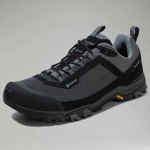 Men's Ground Attack Active Gore-Tex Shoe - Black/Dark Grey^Berghaus Outlet