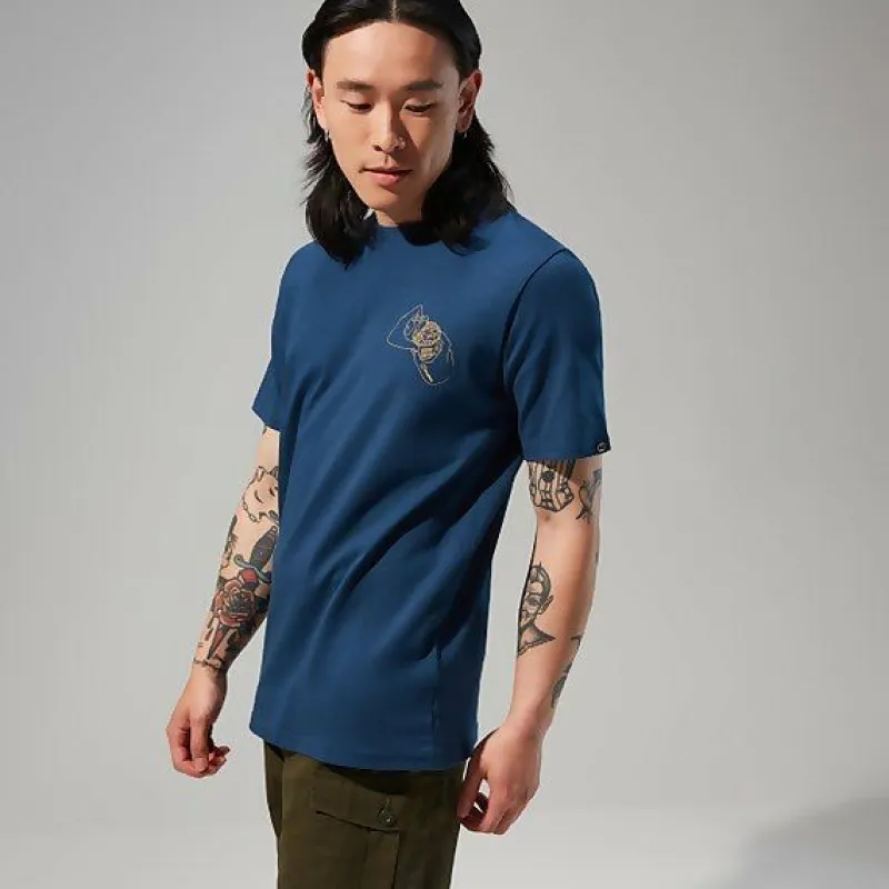 mens_hike_beans_short_sle_1.webp Mens Hike Beans Short Sleeve Tee - Dark Blue^Berghaus Outlet