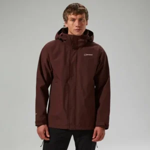 Men's Hillwalker InterActive Gore-Tex Waterproof Jacket - Brown^Berghaus Outlet