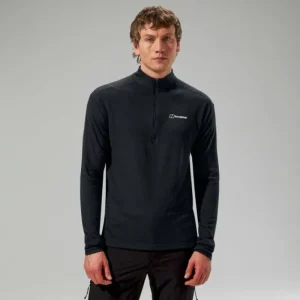 Men's Ivyhill Half Zip Top - Black^Berghaus Store