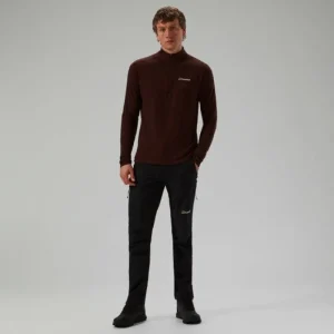 Men's Ivyhill Half Zip Top - Brown^Berghaus Best