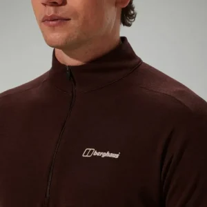 Men's Ivyhill Half Zip Top - Brown^Berghaus Best