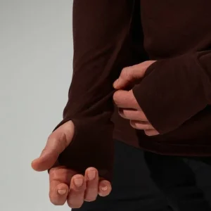 Men's Ivyhill Half Zip Top - Brown^Berghaus Best