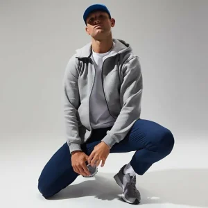 Men's Logo FZ Hoody Dark Grey^Berghaus Best