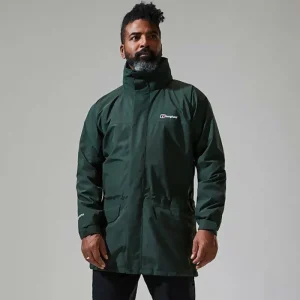 Men's Long Cornice InterActive Jacket - Dark Green^Berghaus Shop